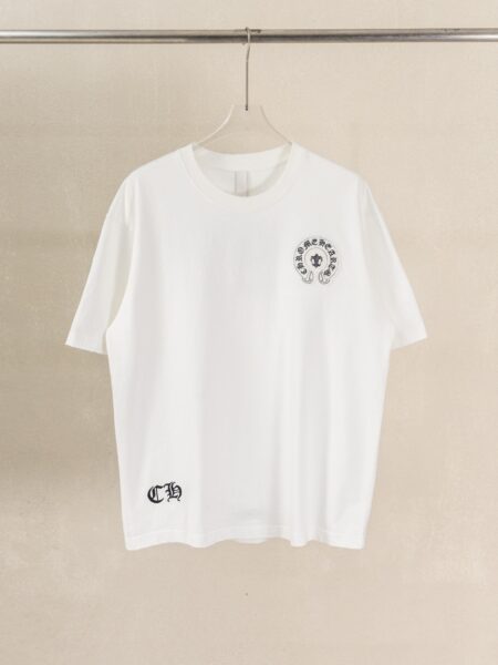 [크롬하츠] 로고 반팔 티셔츠 (2 COLORS)