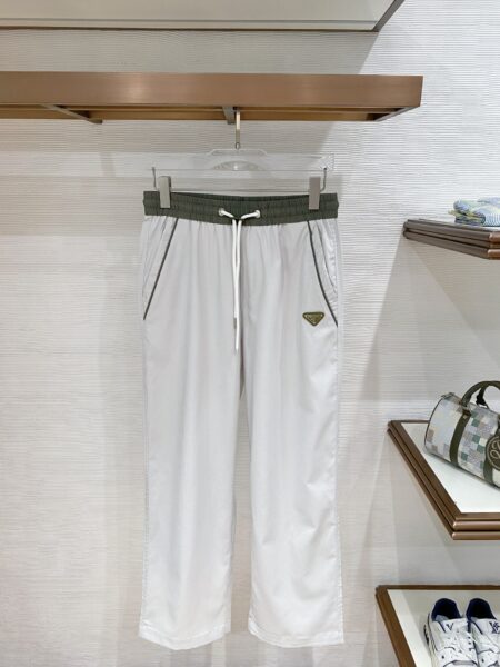 [프라다] 리나일론 배색 밴딩 팬츠 (2 COLORS)