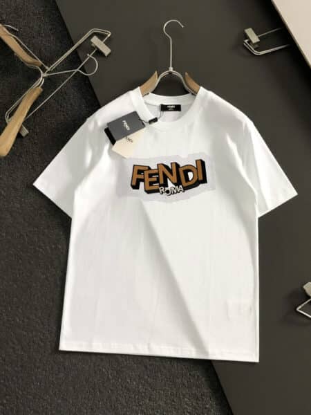 [펜디] 로마 3D 쉐도우 로고 티셔츠 (2 COLORS)