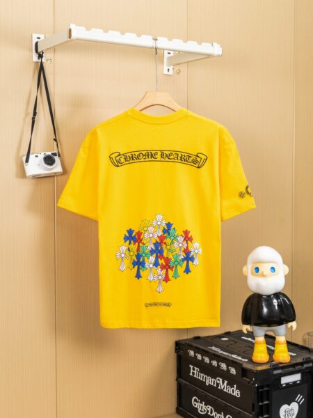 [크롬하츠] 옐로우 포켓 티셔츠