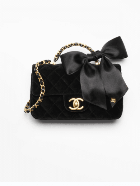 [샤넬] 핸들 장식의 미니 플랩 백 AS5875