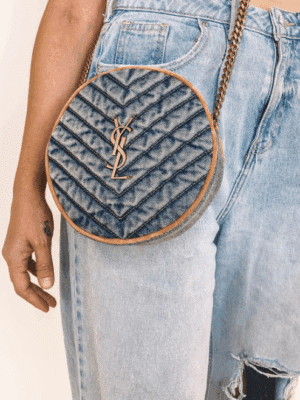 [생로랑] 바이닐 라운드 백