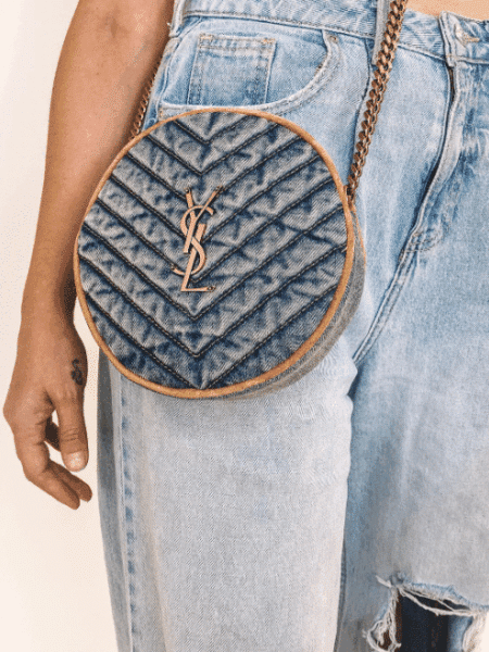 [생로랑] 바이닐 라운드 백