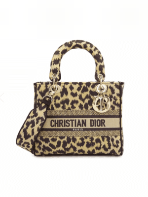 [디올] 레이디 디 라이트 레오파드 미디엄 백 M0565ORHM