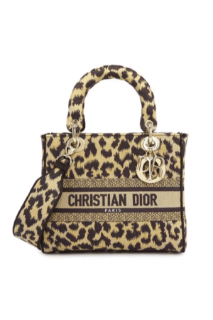 [디올] 레이디 디 라이트 레오파드 미디엄 백 M0565ORHM