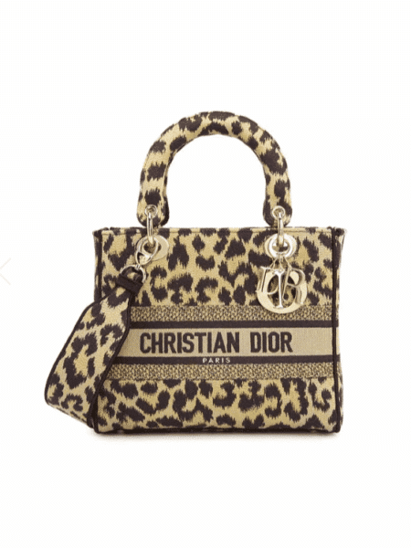 [디올] 레이디 디 라이트 레오파드 미디엄 백 M0565ORHM