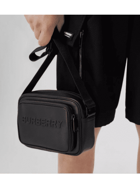 [버버리] 로고 레더 크로스백 80389551