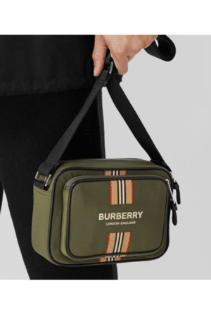 [버버리] 스트라이프 카메라 크로스백 80357671