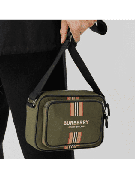 [버버리] 스트라이프 카메라 크로스백 80357671