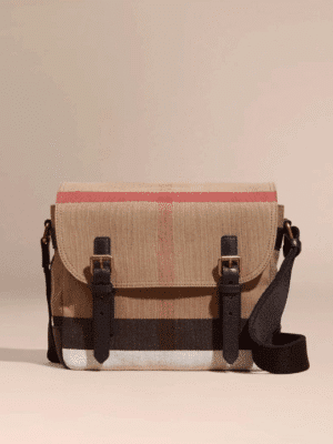 [버버리] 체크 메신저백 4020246