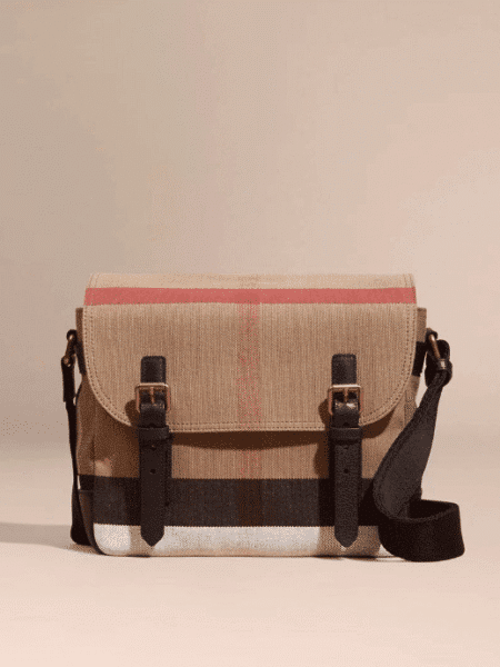 [버버리] 체크 메신저백 4020246