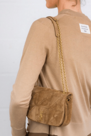 [생로랑] 스웨이드 소재의 제이미 4.3 미니 숄더백 806025