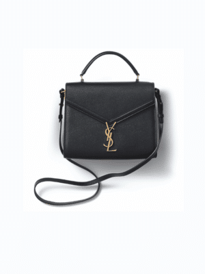 [생로랑] 그랑 드 뿌드르 엠보스드 가죽 카산드라 미디엄 탑 핸들백 623931