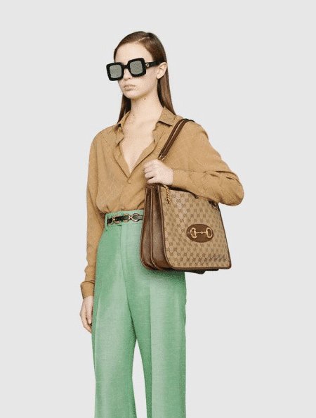 [구찌] 1955 홀스빗 미디엄 토트백 621144