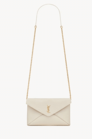 [생로랑] 램스킨 소재의 CASSANDRE 스몰 체인 클러치 819271 (4 COLOR)