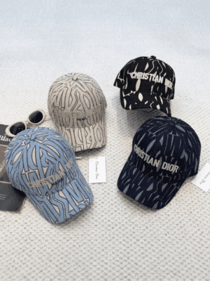 [디올] 뉴 시즌 하이엔드 자수 로고 베이스볼 캡 (4 COLOR)