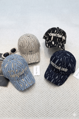 [디올] 뉴 시즌 하이엔드 자수 로고 베이스볼 캡 (4 COLOR)