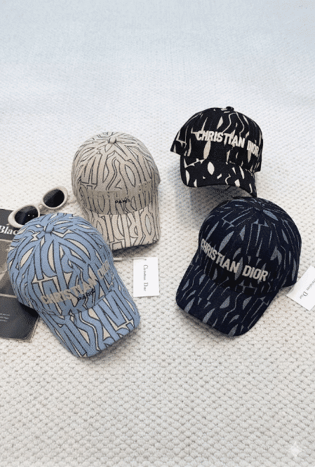 [디올] 뉴 시즌 하이엔드 자수 로고 베이스볼 캡 (4 COLOR)