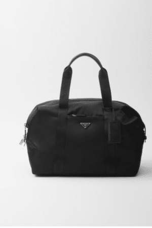 [프라다] 리나일론 및 사피아노 가죽 더플백 2VC796