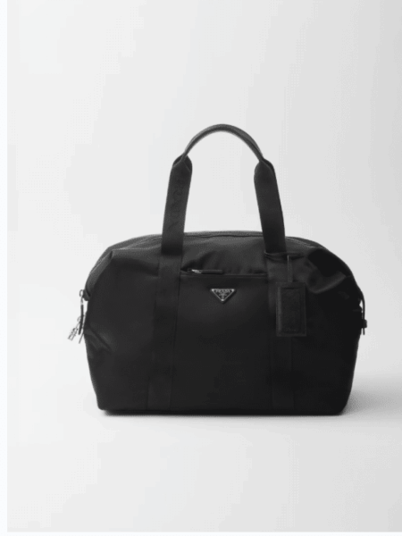 [프라다] 리나일론 및 사피아노 가죽 더플백 2VC796