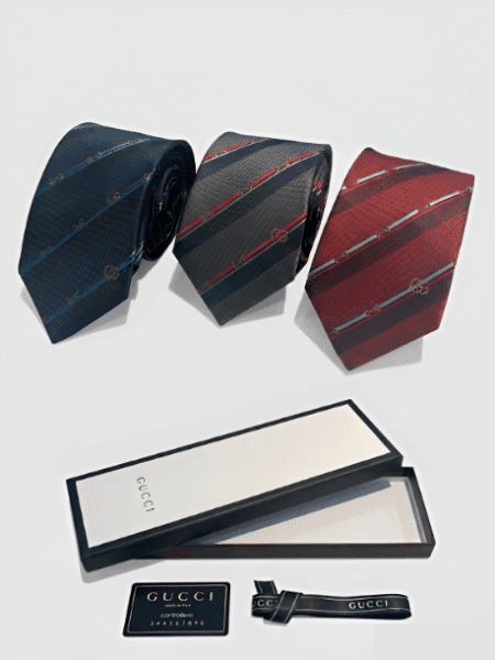 [구찌] GG 로고 자카드 실크 넥타이 (3 COLOR)