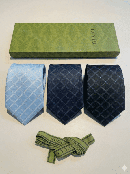 [구찌] 마이크로 GG 자카드 실크 넥타이 (3 COLOR)