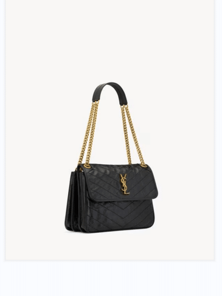 [생로랑] 빈티지 가죽 소재 니키 TRIPOUCH 8129430