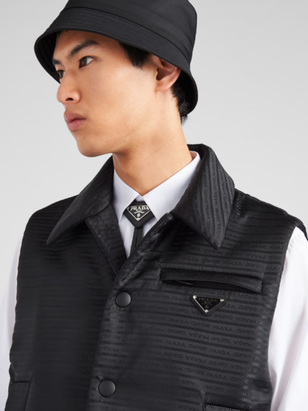 [프라다] 사피아노 가죽 볼로 타이 2IC027