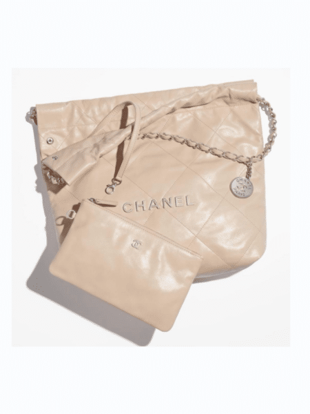 [샤넬] 22 스몰 은장 핸드백 AS3260