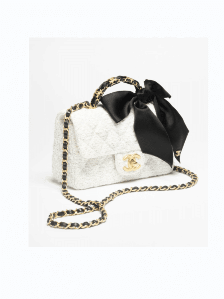 [샤넬] 핸들 장식의 미니 플랩 백 AS5875