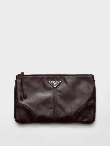 [프라다] 오일 왁스 레더 클러치백 2NB052