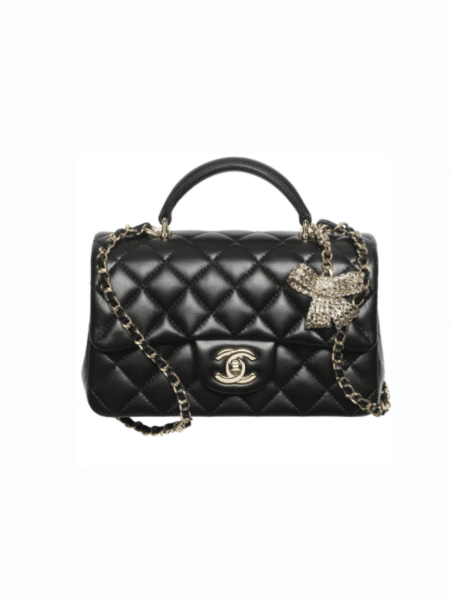 [샤넬] 미니 클래식 탑 핸들 핸드백 AS2431