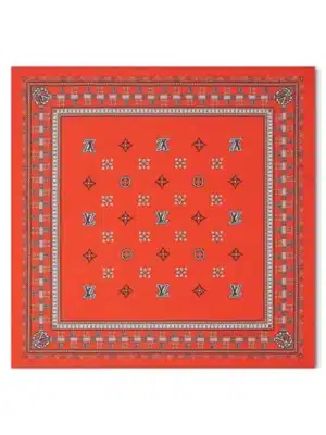 [루이비통] LV 반다나 90 실크 스퀘어 스카프