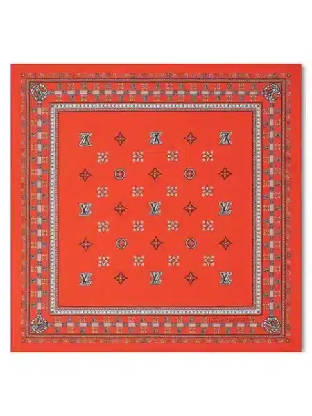 [루이비통] LV 반다나 90 실크 스퀘어 스카프