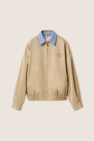 [미우미우] 치노 블루종 재킷