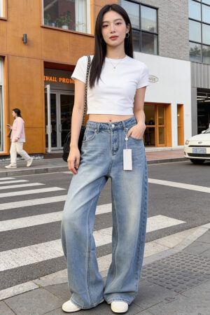 [메종 마르지엘라] 워시드 데님 진