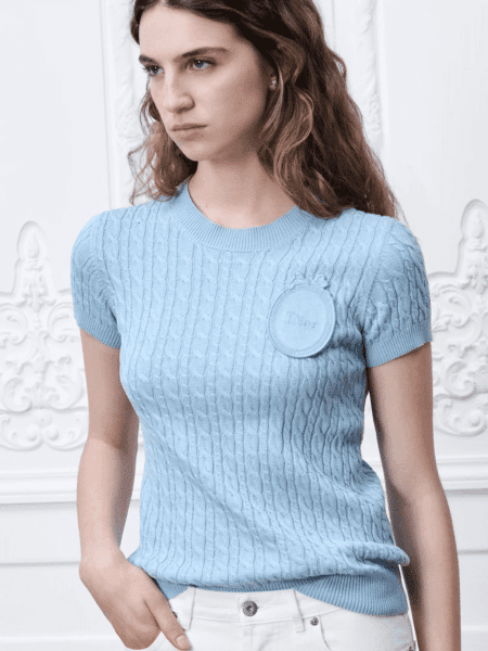 [디올] Dior Médaillon 모티프 반소매 스웨터