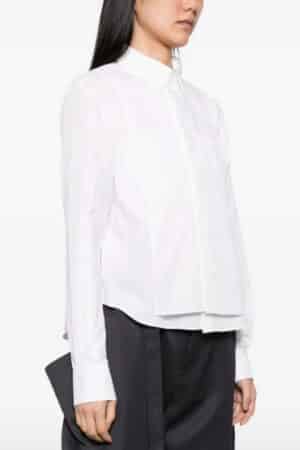 [사카이] 더블 레이어드 셔츠