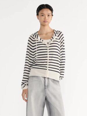 [디올] Dior Mariniere 집업 후드 가디건 614G06A1068