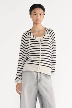 [디올] Dior Mariniere 집업 후드 가디건 614G06A1068