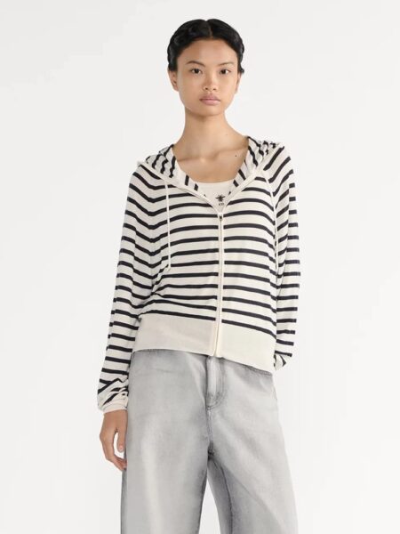 [디올] Dior Mariniere 집업 후드 가디건 614G06A1068