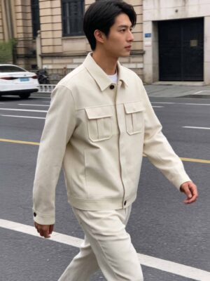 [브루넬로 쿠치넬리] 버튼 프런트 재킷 (2 COLORS)