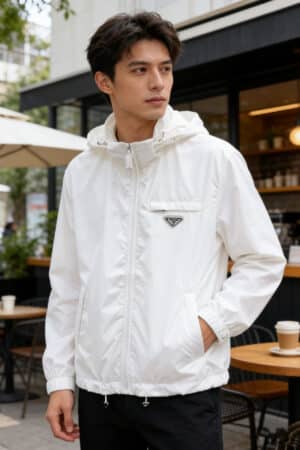 [프라다] 후드 윈드브레이커 (2 COLORS)