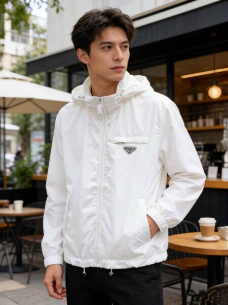 [프라다] 후드 윈드브레이커 (2 COLORS)