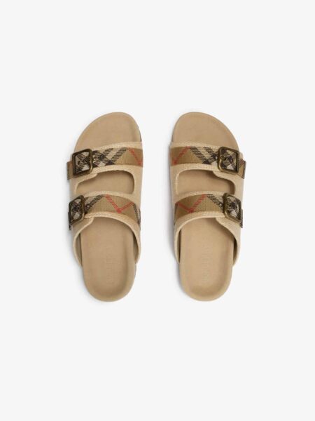 [버버리] 라피아 효과 어친 샌들 81230741(2 COLORS)