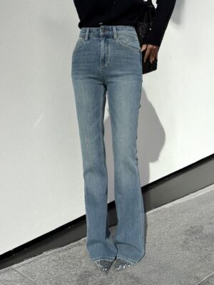 [프라다] 플레어 레그 데님 진