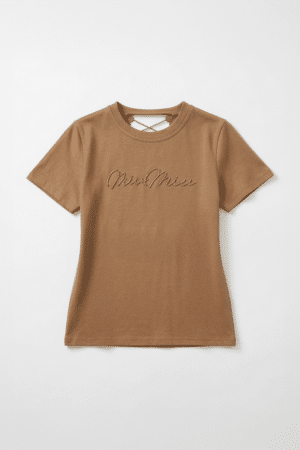 [미우미우] 반소매 티셔츠 (3 COLORS)