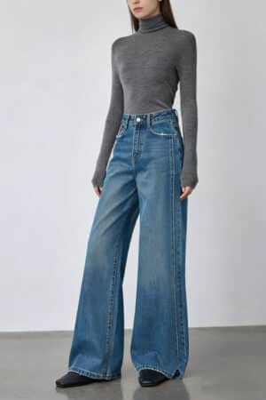 [샤넬] 스트레이트 레그 데님 진