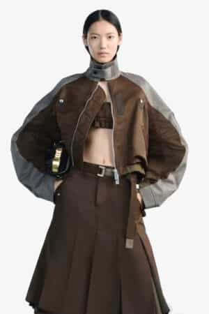 [사카이] 오버사이즈 보머 재킷 (2 COLORS)