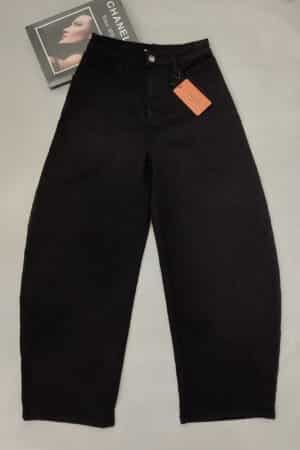 [알라이아] 데님 소재의 라운드 진